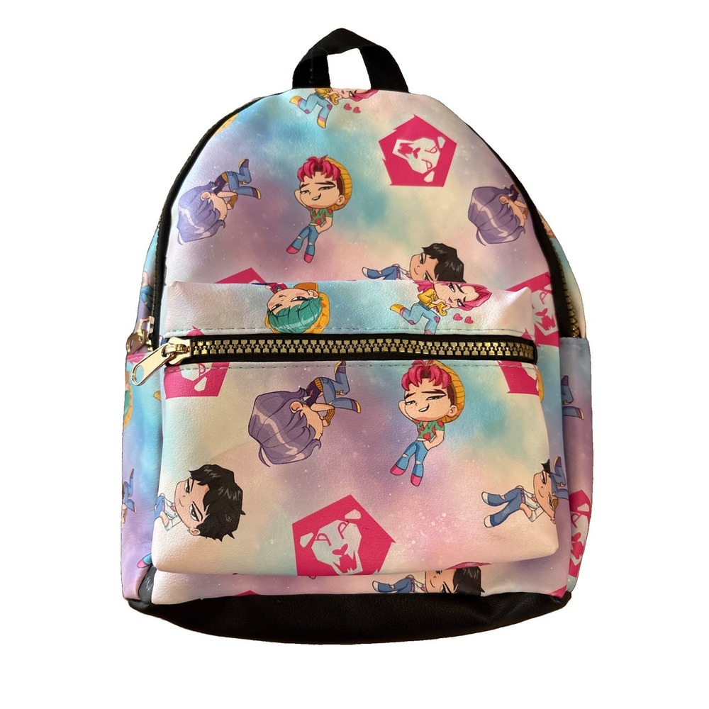 KPop Demon Hunters Chibi Saja Boys Mini-Backpack NWOT